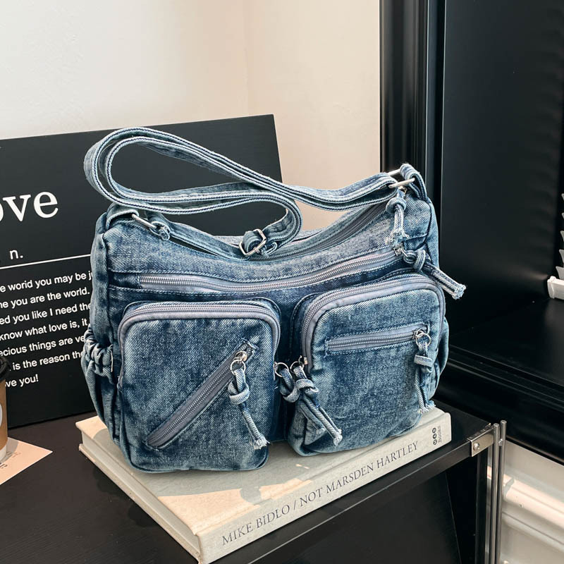 Women'S Kipling Bags - Sac à bandoulière en jean tendance,