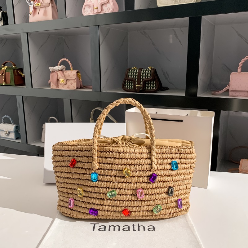 Women'S Bags Holiday - Sac à main en paille tissé