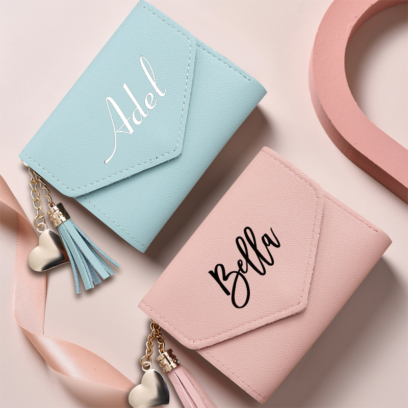 Women Bags For Eid - Portefeuille en cuir personnalisé pour femmes,