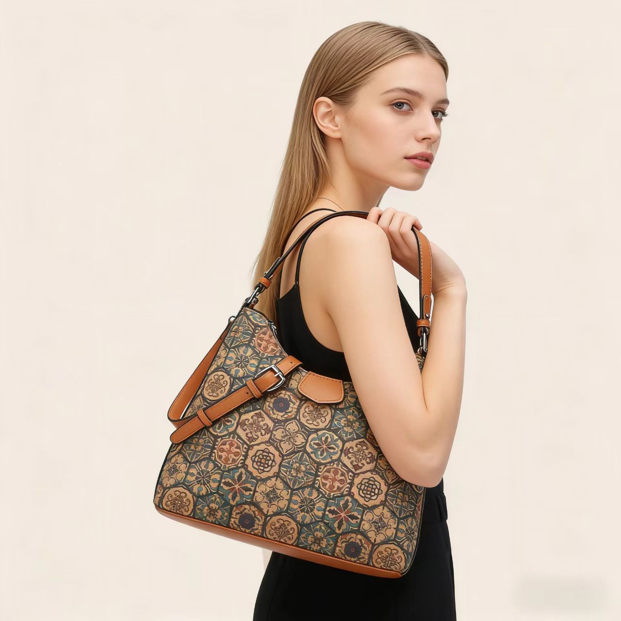 Women'S Kipling Bags - Sac à main en liège rétro