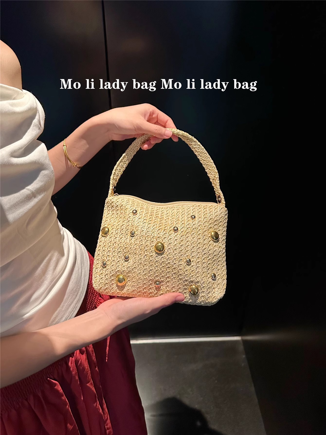 Sac Hobo en paille tressée fai - Women'S Bags Holiday avis et prix