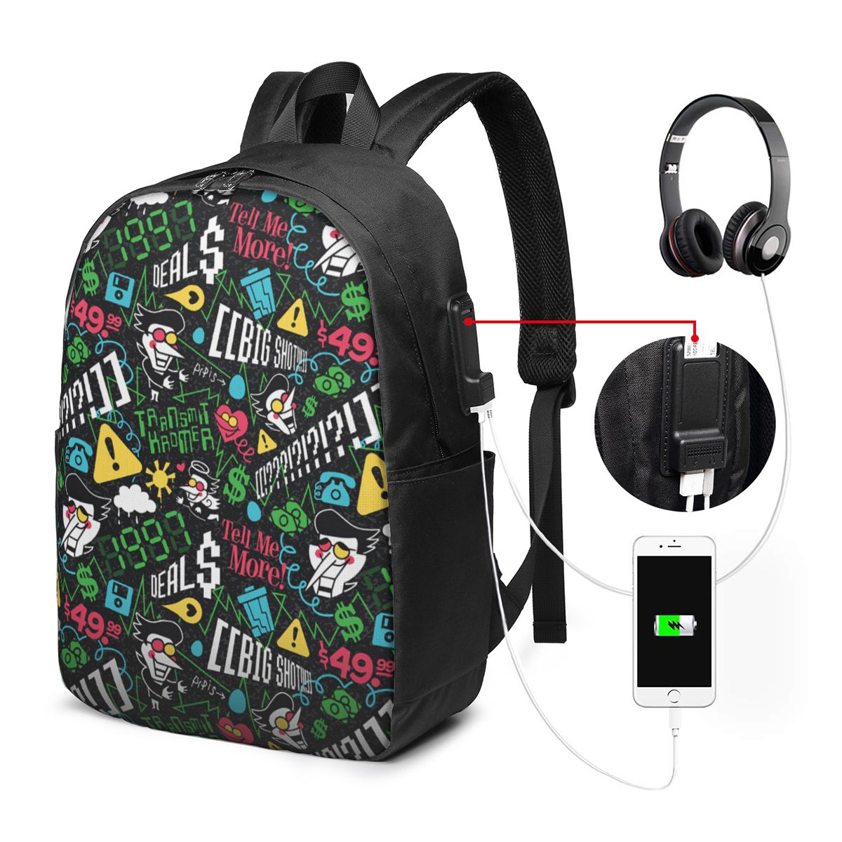 Deltarune SPAMTON G Sac à dos  - Women Bags For College avis et prix
