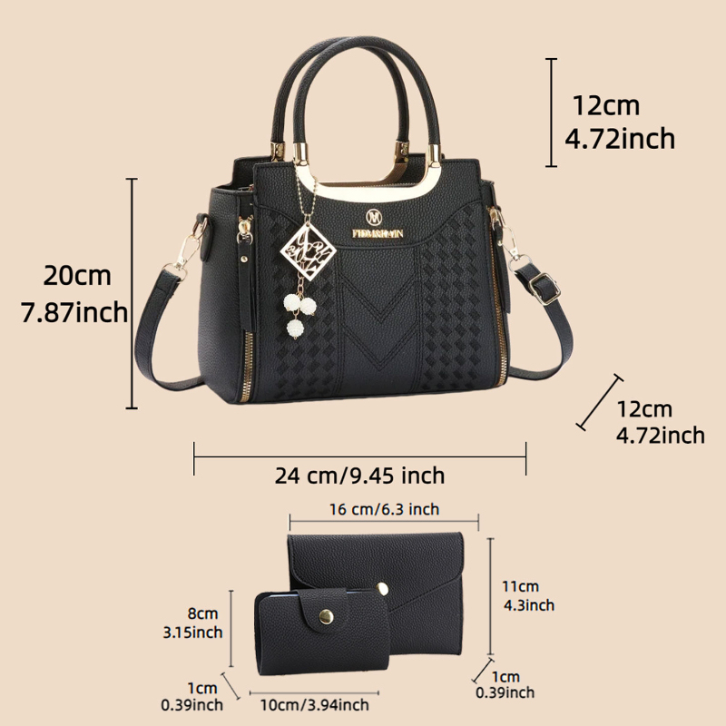 Ensemble de 3 sacs à main en c - Women Bags For Gift avis et prix