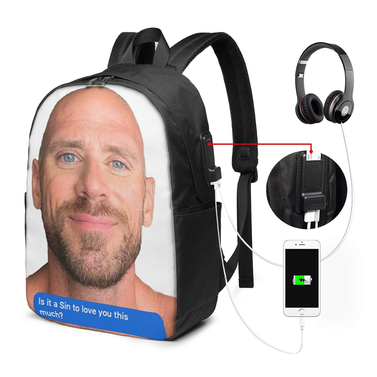 Johnny Sins Flirty Text Bubble - Women'S Bag avis et prix