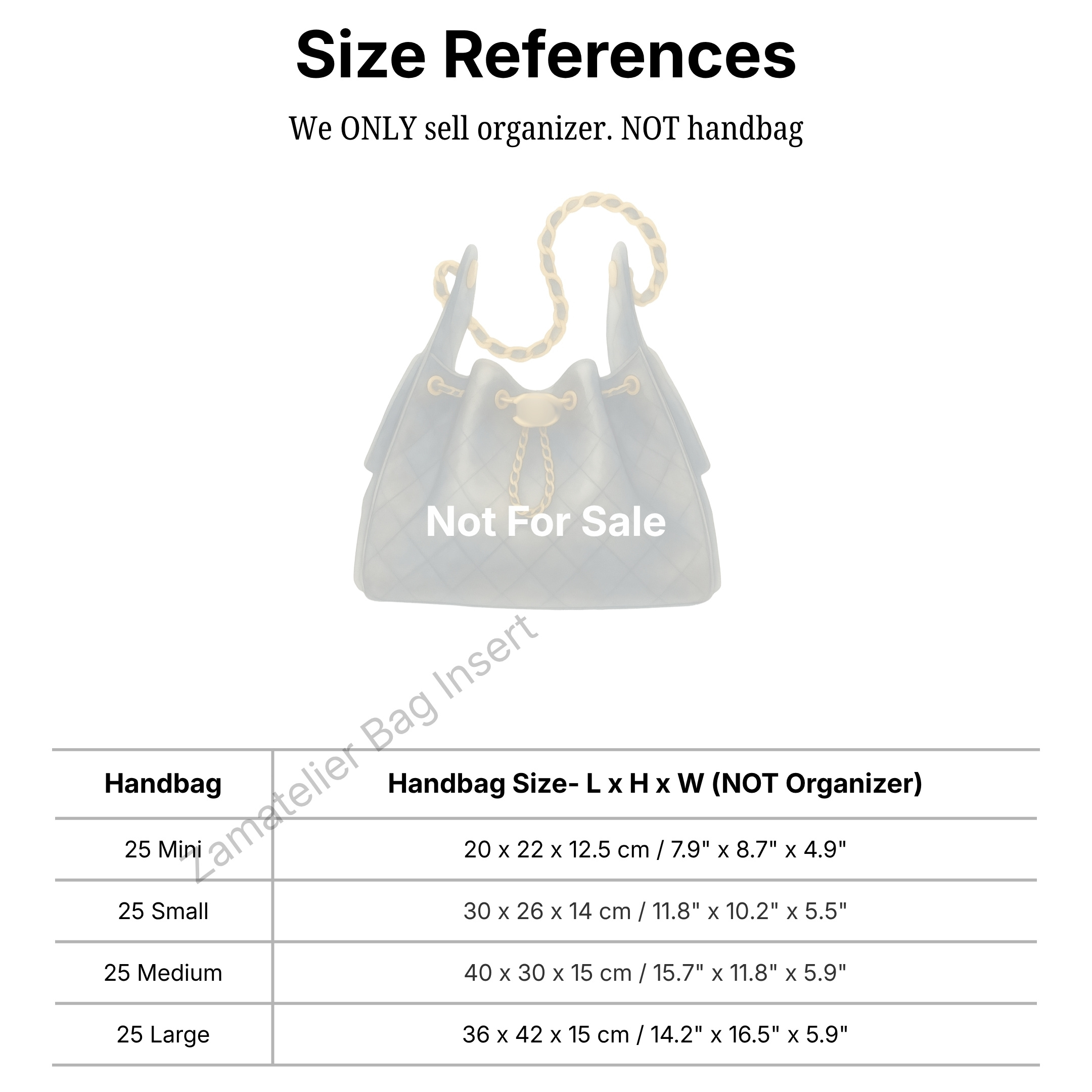 Insert en soie sur mesure pour - Women'S Bag avis et prix