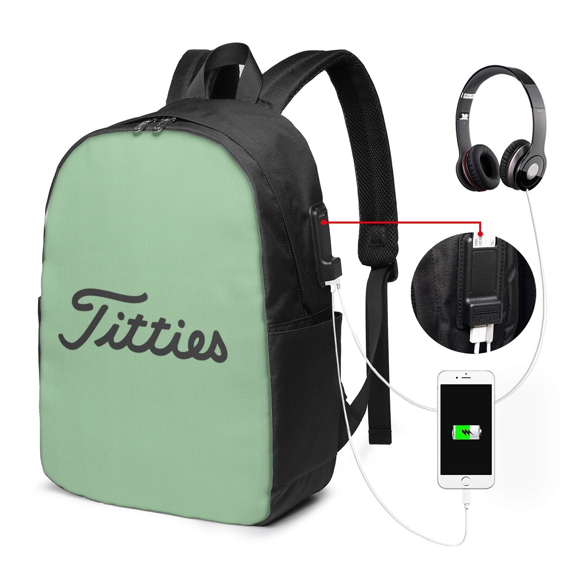 Sac à dos Titties Golf Ball, s - Women Bags For College avis et prix