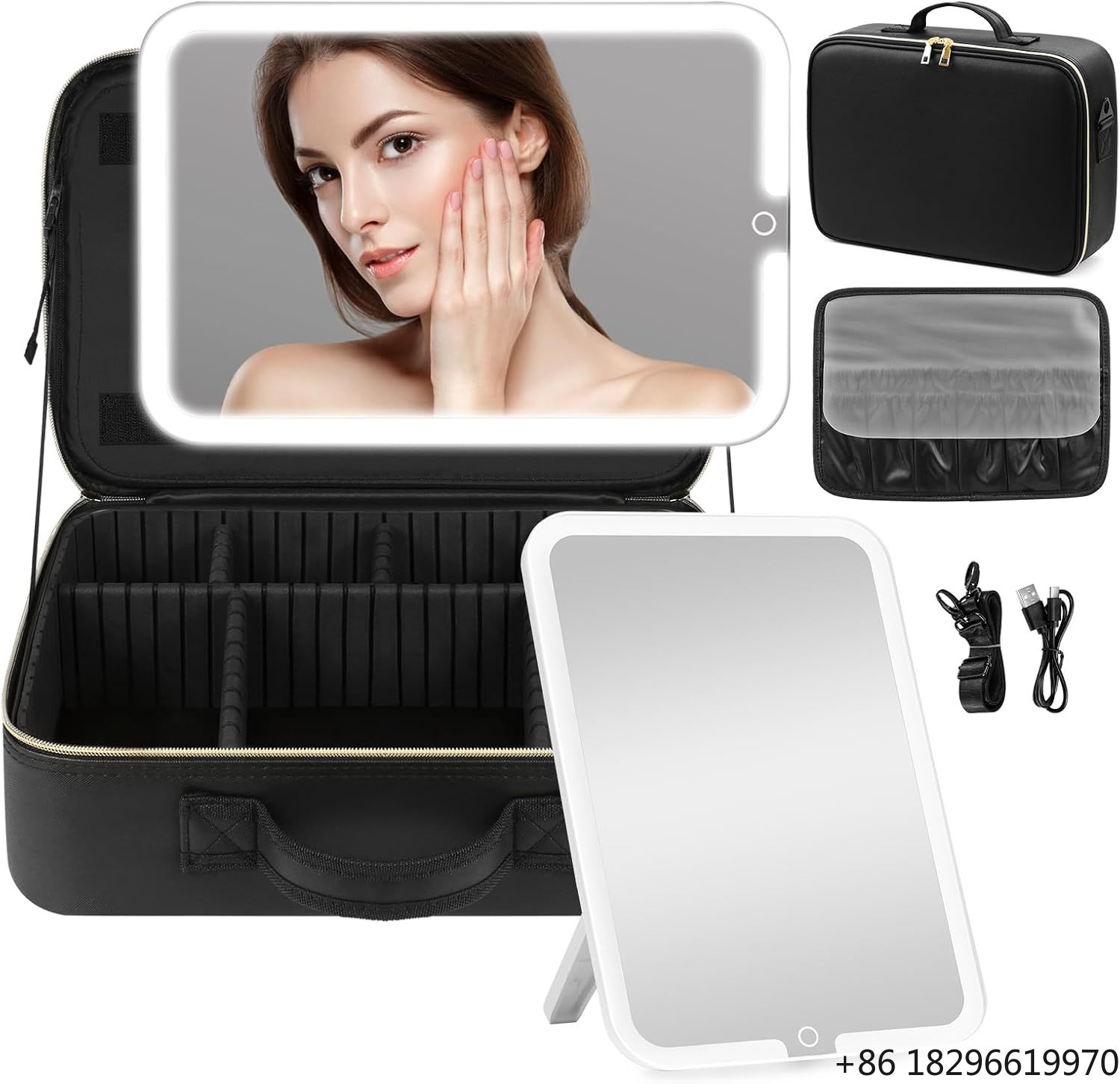Trousse de maquillage de voyag - Women Vanity Bags avis et prix