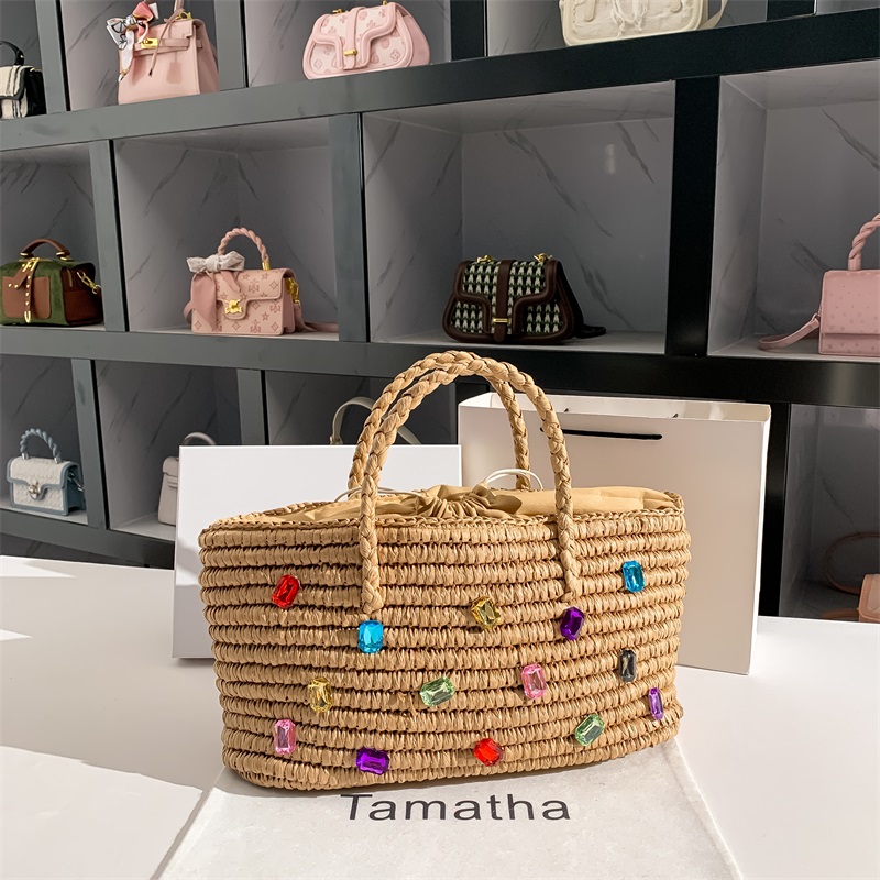 Sac à main en paille tissé à l - Women'S Bags Holiday avis et prix