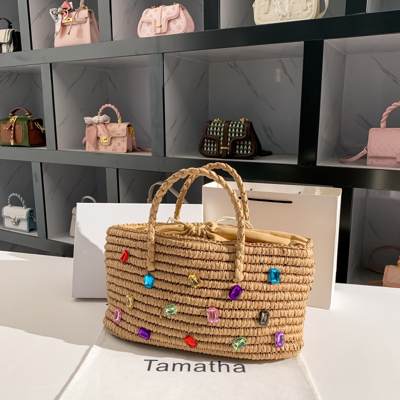 Sac à main en paille tissé à l - Women'S Bags Holiday avis et prix