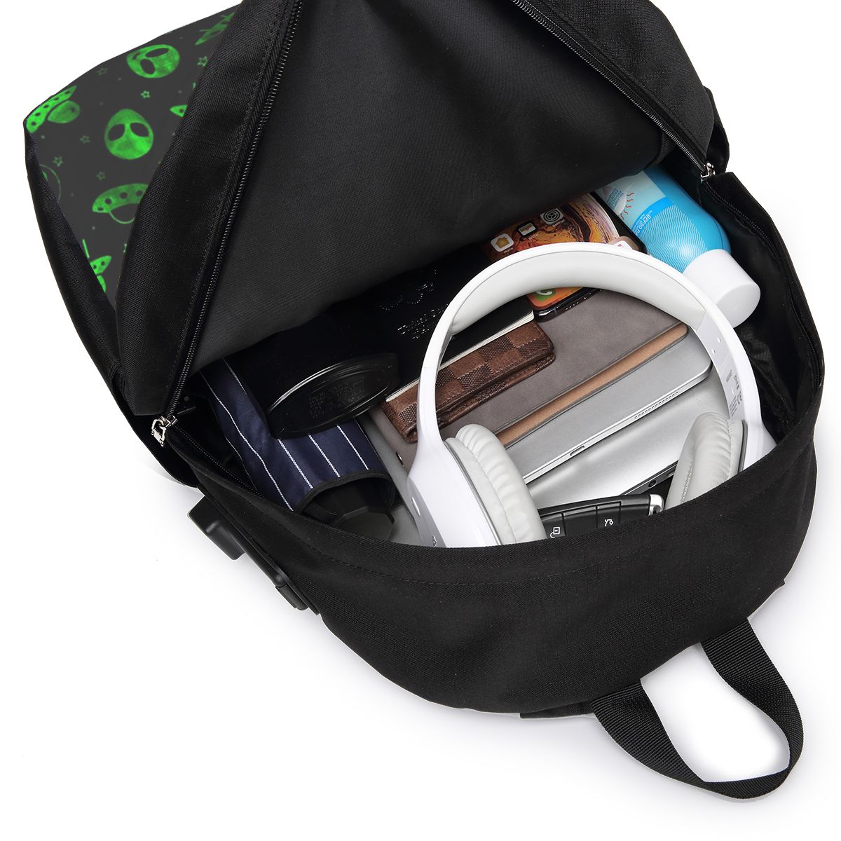 Sac à dos à motif d'aliens et  - Women Bags For College avis et prix