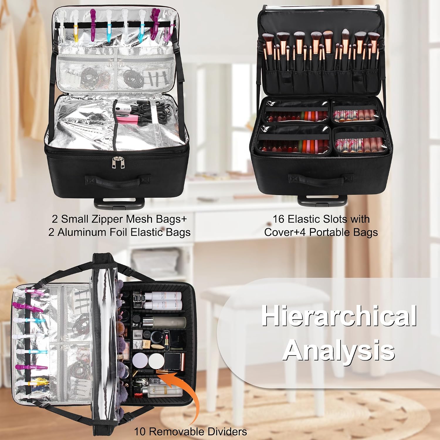 Valise de maquillage extra-lar - Women'S Bag avis et prix
