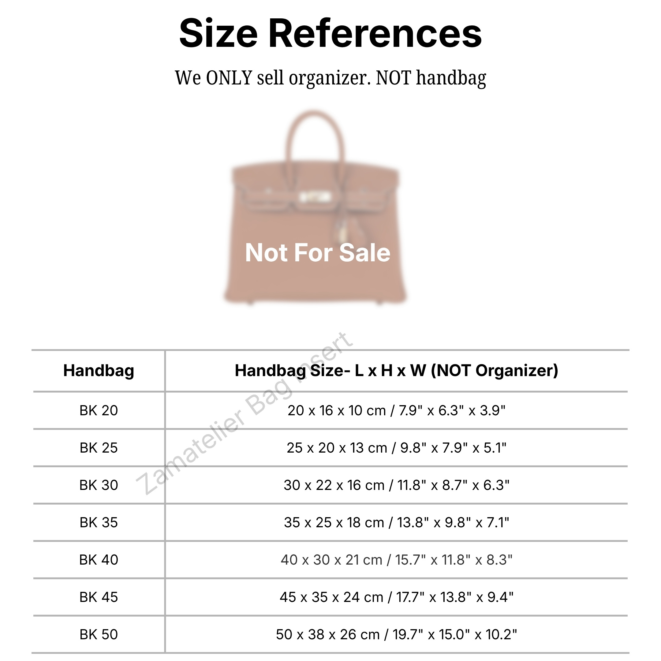 Insert en soie sur mesure pour - Women'S Bag avis et prix