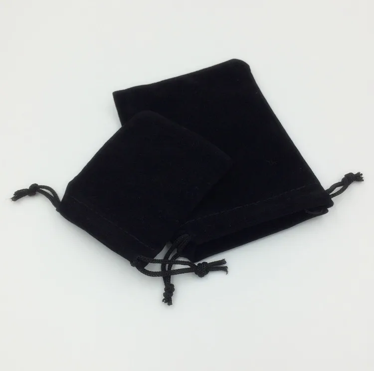 50pcs 10x12cm noir velours fla - Women Bags For Eid avis et prix