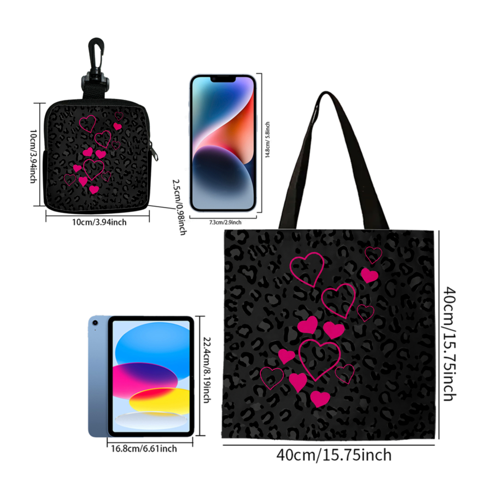 Sac fourre-tout noir à imprimé - Women Bags For Gift avis et prix