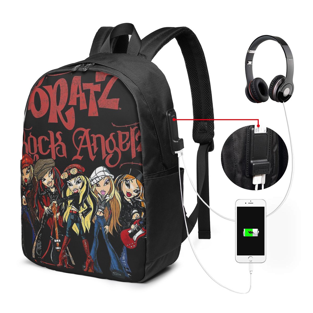 Bratz Rock Angelz Group Shot S - Women'S Bag avis et prix