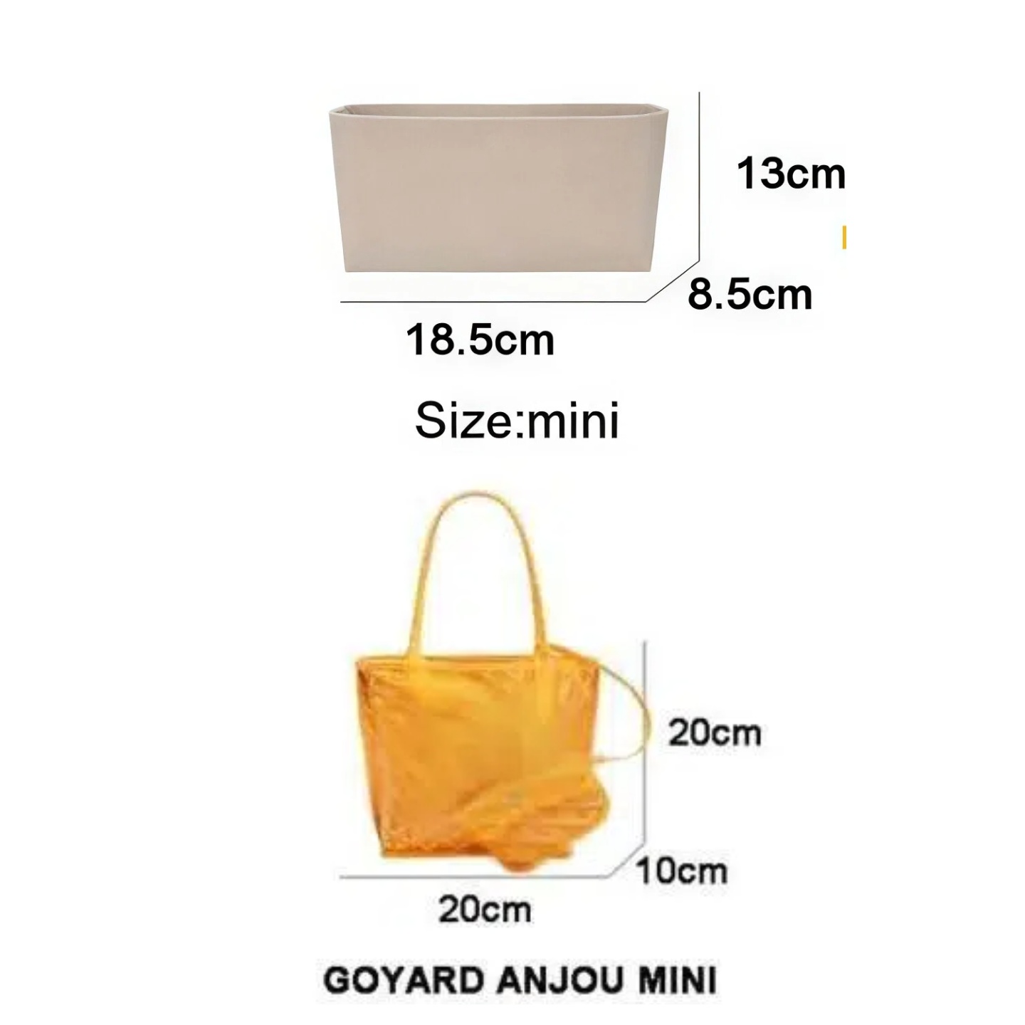 Organisateur de sac en feutre  - Women Bags Goyard avis et prix